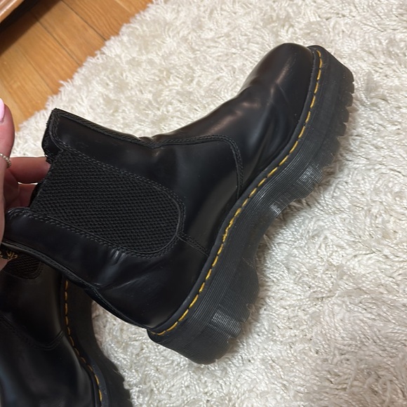Dr. Martens Black Platform Chelsea Boots - Picture 7 of 7